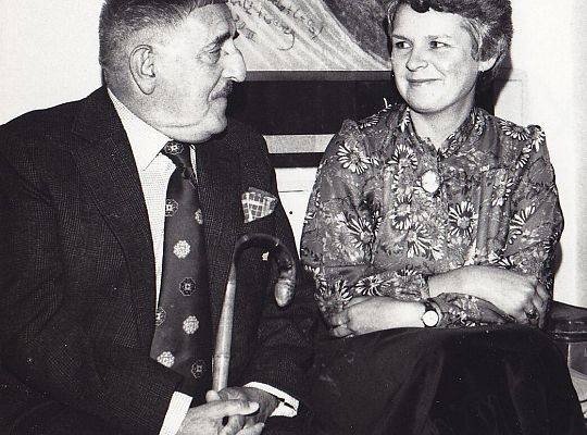 Jerzy Waldorff i Janina Cydzik-Brzezińska  1980 r.  foto. z archiwum STSK